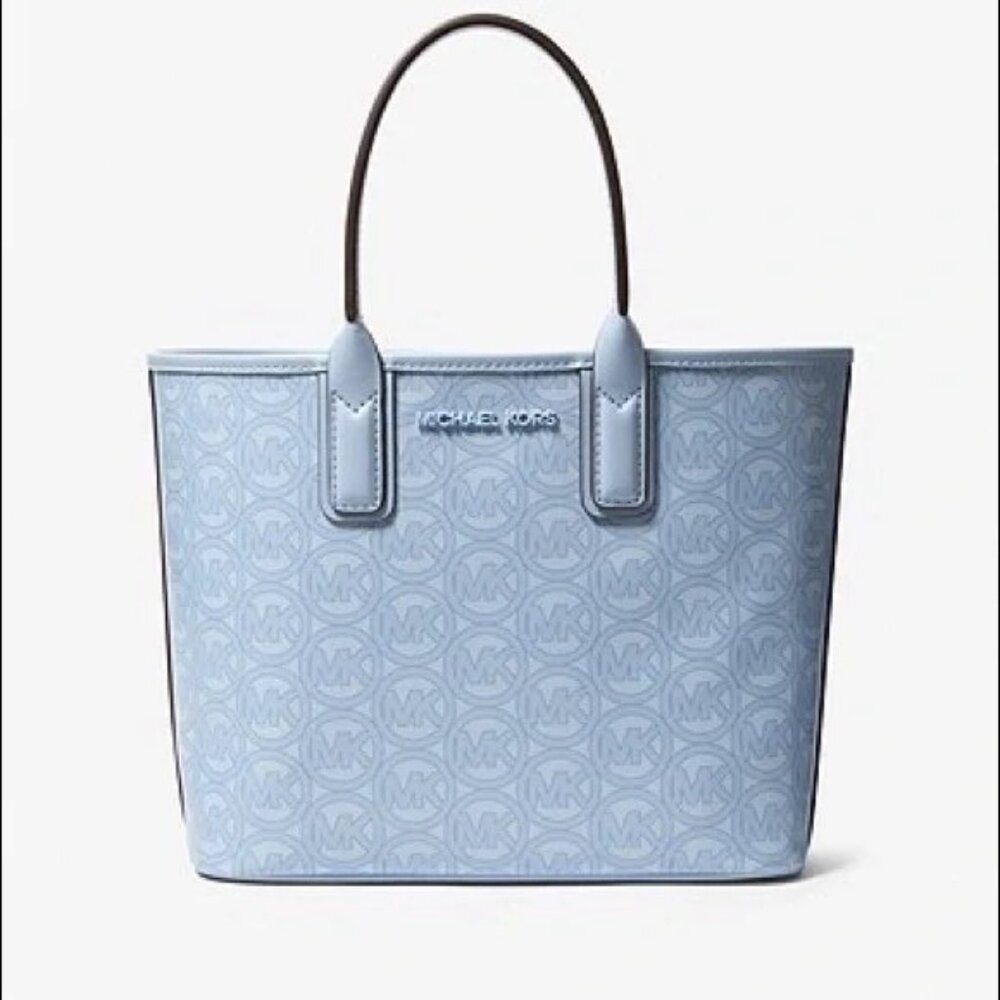 Michael Kors Jodie Pale Ocean mini tote NWT